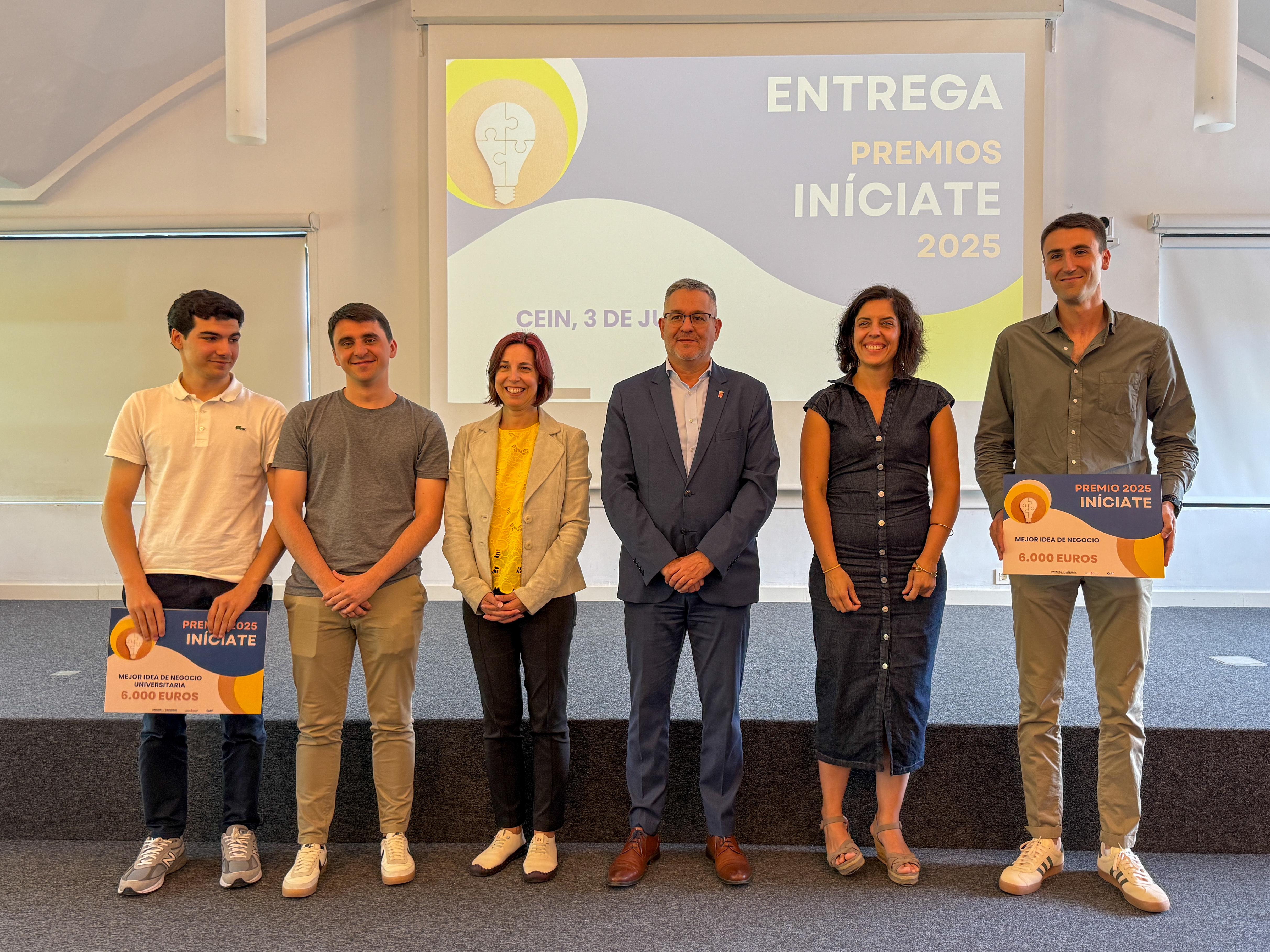 Imagen del artículo Dos ideas de negocio científico-tecnológicas ganan la undécima edición de los Premios InÍciate El premio a la mejor idea de negocio tecnológica universitaria ha recaído en el proyecto Pribait y Diabyuda ha sido la mejor idea de negocio tecnológica 03/07/2025 camera_alt