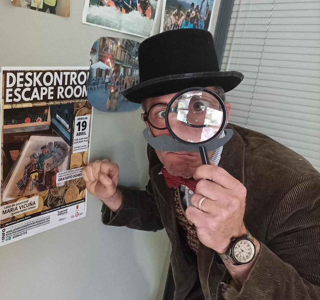Imagen del artículo 'Deskontrol': la aventura de escapar del juego patológico El Instituto Navarro de la Juventud en colaboración con la Asociación Aralar impulsa un escape room educativo frente a la ludopatía juvenil 31/07/2025 camera_alt