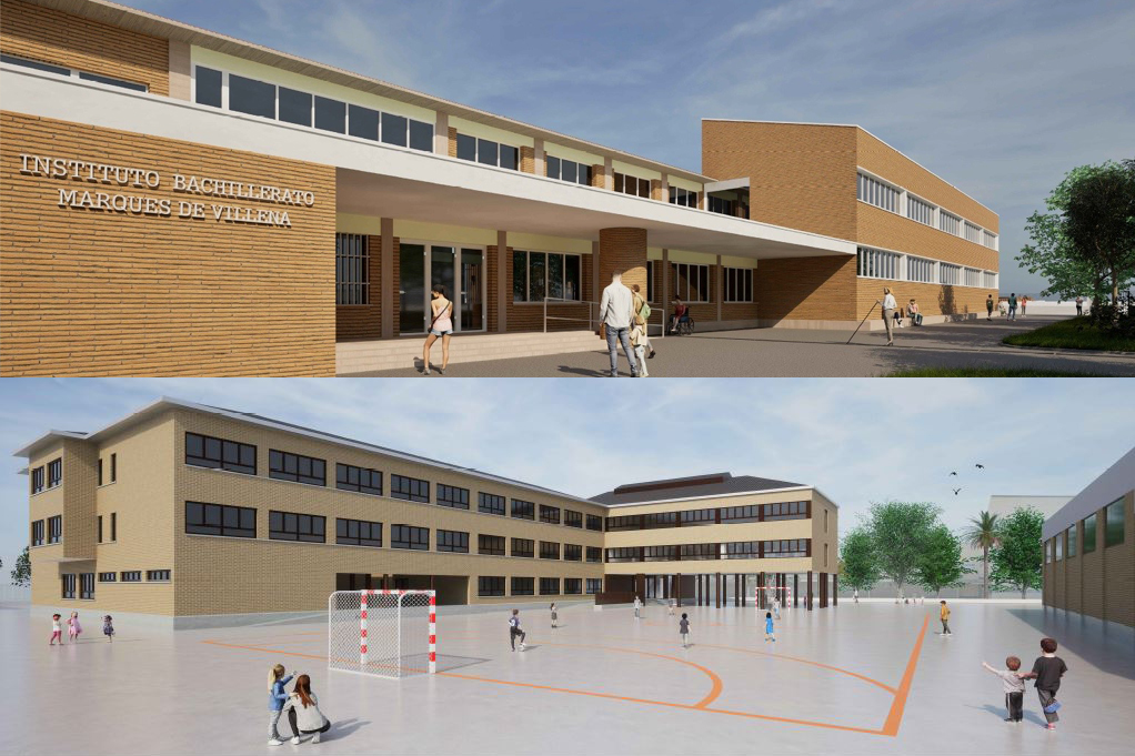 imagen Educación adjudica las obras de ampliación del instituto Marqués de Villena de Marcilla y del colegio público Otero de Navascués de Cintruénigo