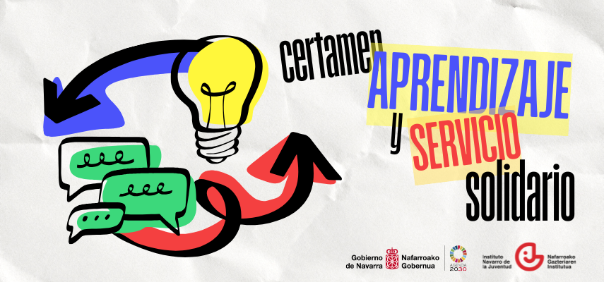 imagen El Instituto Navarro de la Juventud convoca una nueva edición del certamen de diseño de proyectos de Aprendizaje y Servicio Solidario