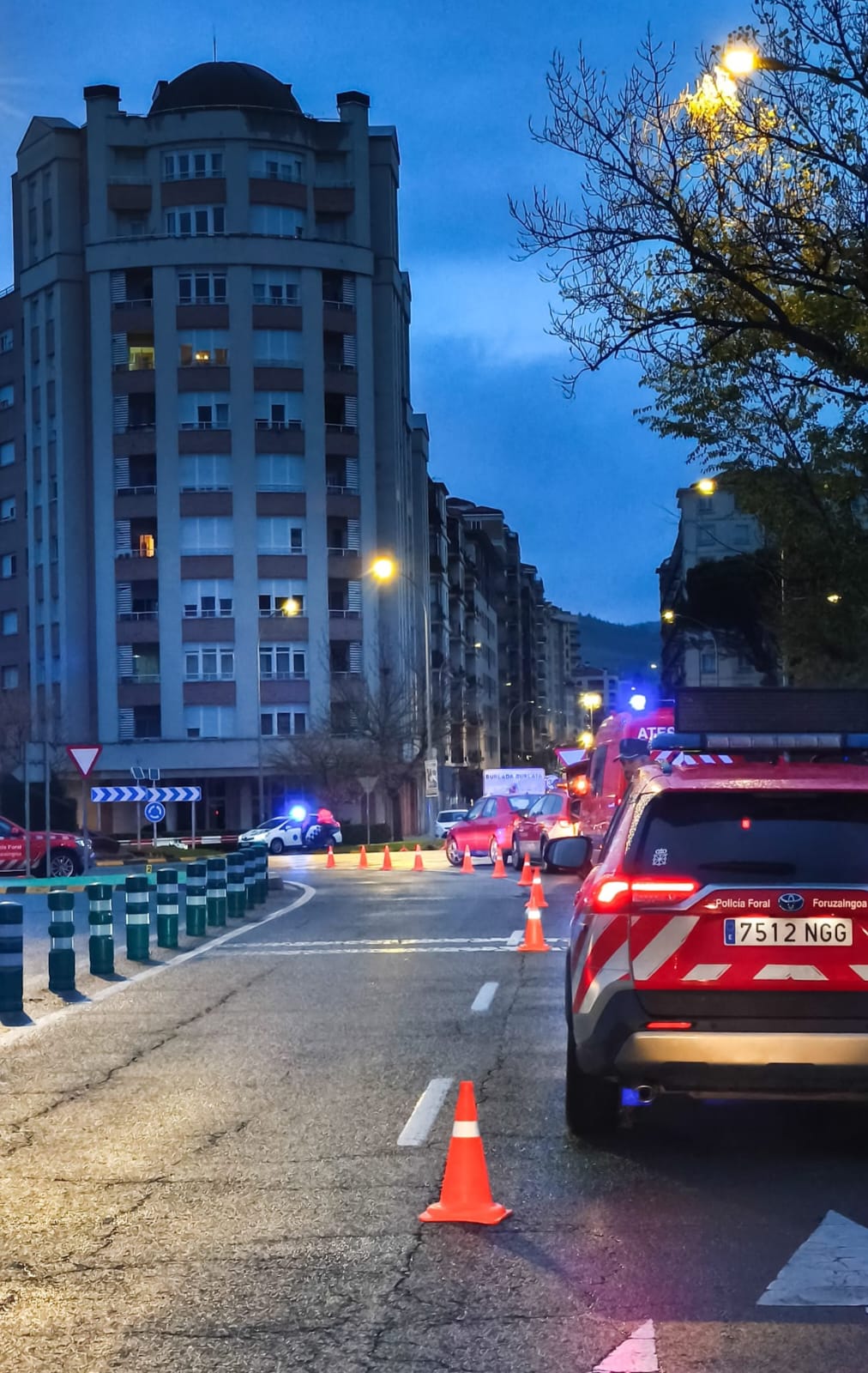 imagen Fallece una mujer de 49 años tras sufrir un accidente de moto en Burlada