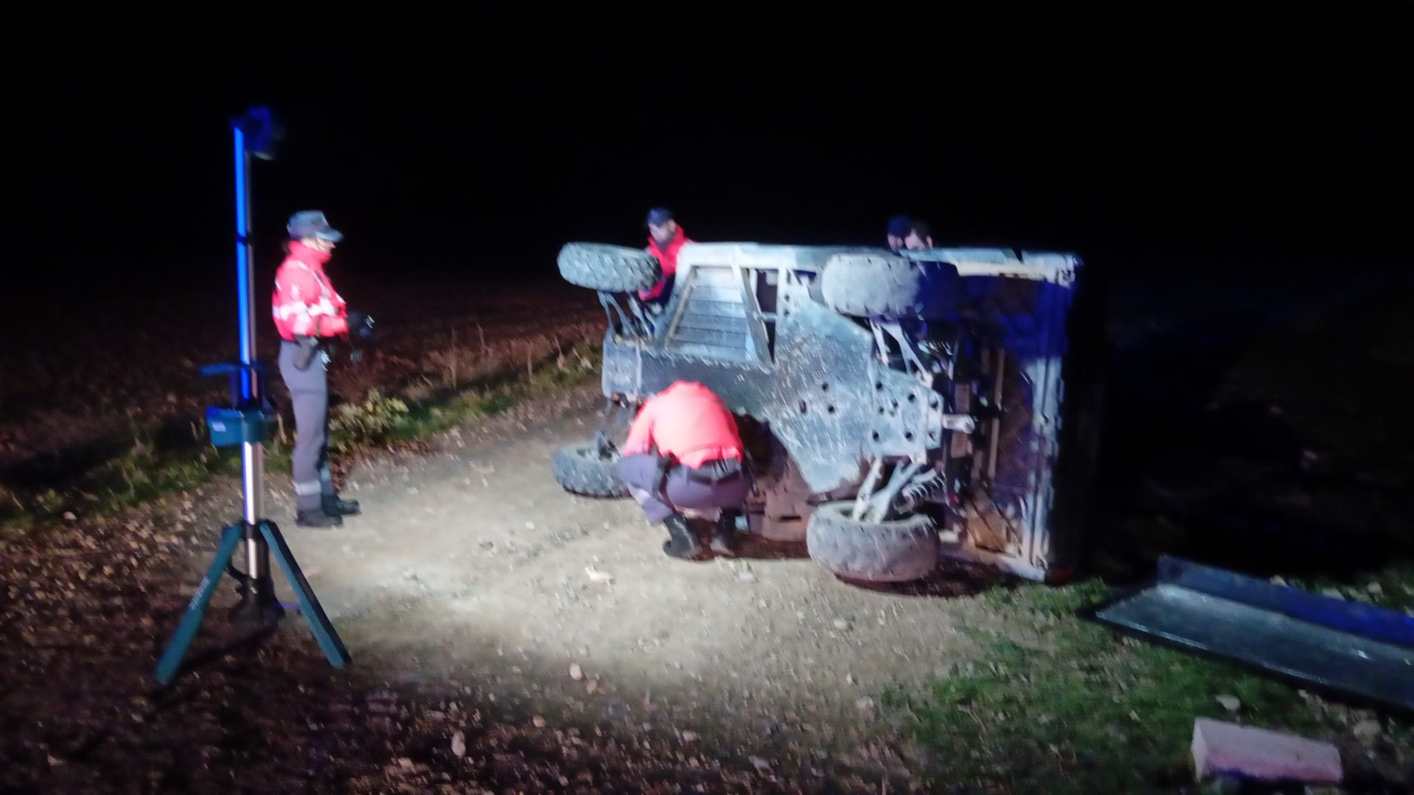 imagen Fallece un varón de 64 años tras sufrir un accidente con un quad en Cabanillas