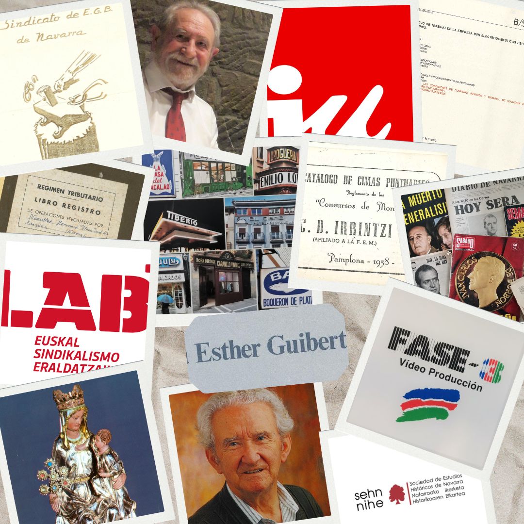 imagen Nafarroako Artxibo Garaikideak bere funtsak zabaldu ditu orainaldiko memoria sozial, kultural eta politikoa babesteko