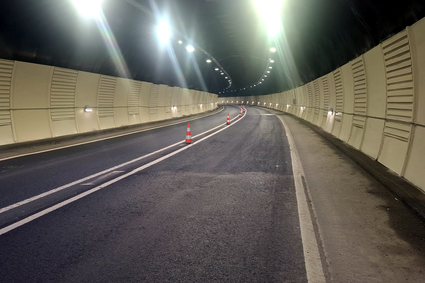 imagen Túnel de Bera, que quedará cortado este sábado hasta las 21:00 horas. 