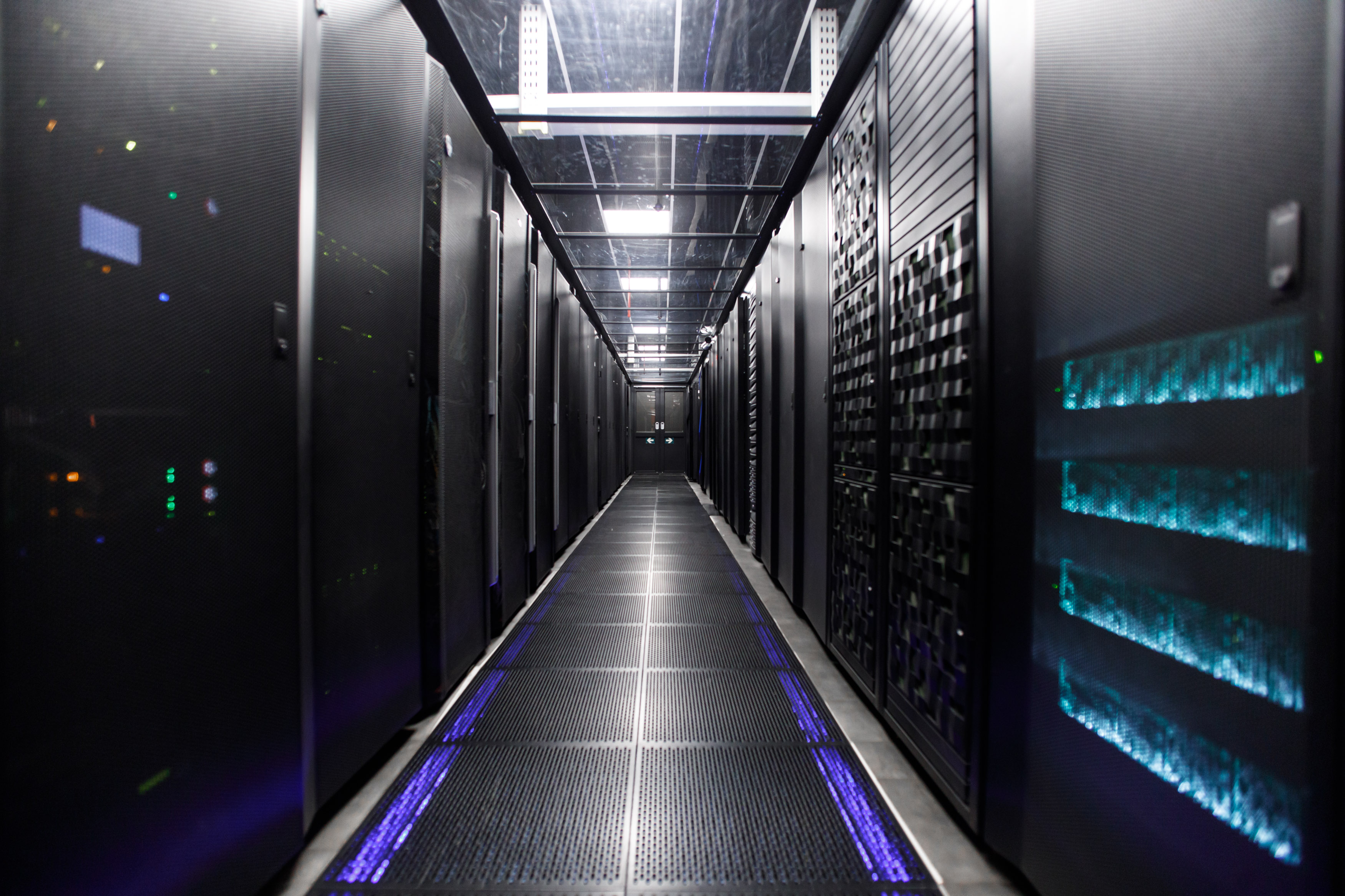 Uno de los Centro de Procesamiento de Datos del Gobierno de Navarra.