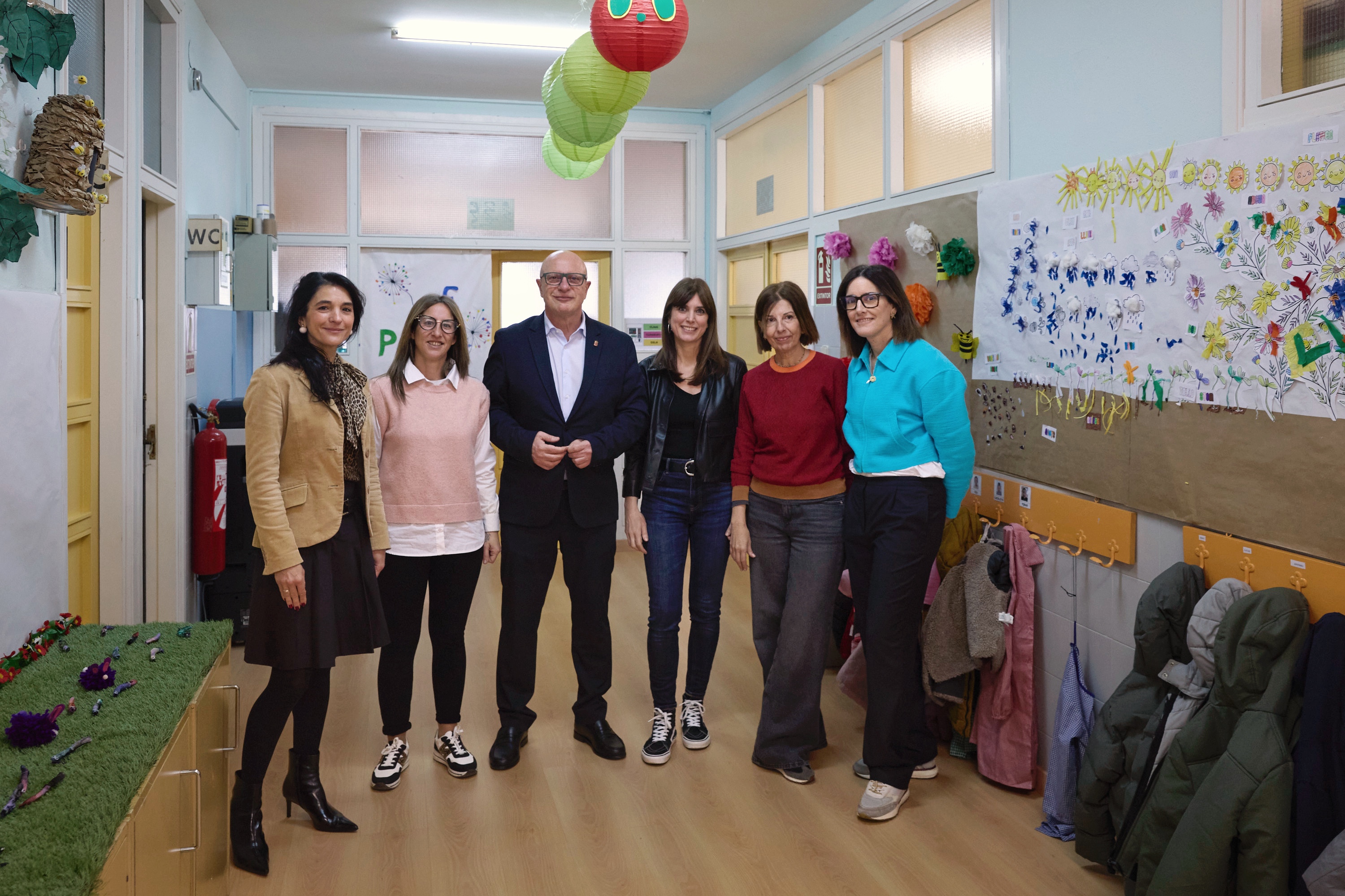 imagen Gimeno anuncia en Fontellas que el colegio público ofertará progresivamente todo el ciclo de la Educación Primaria