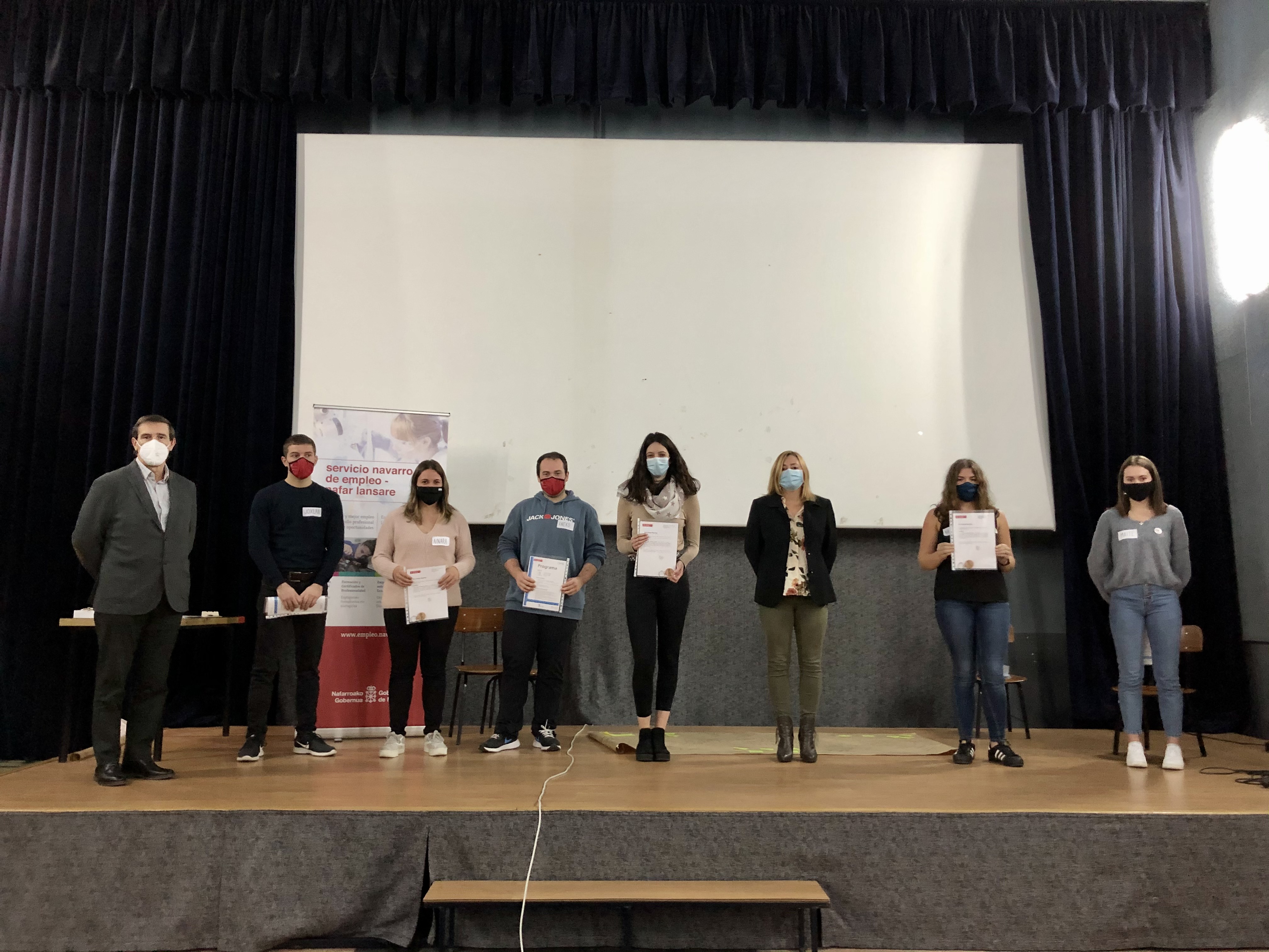 Alumnado de la comarca de Baztan Bidasoa que ha realizado la formación de 
Empleo.