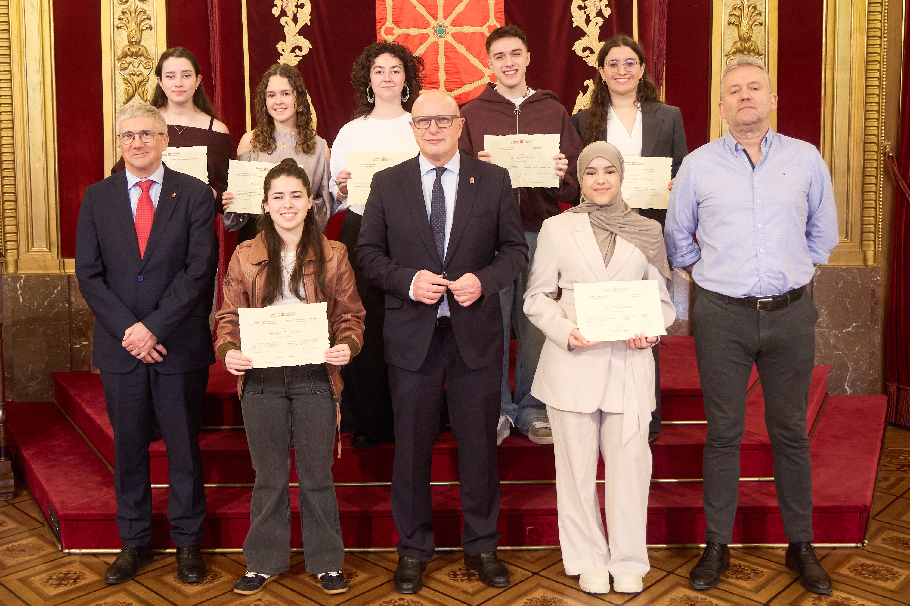 imagen Gimeno afirma que el alumnado de ESO y Bachiller premiado hoy es “un claro ejemplo” del éxito de la educación como servicio público mejor valorado por la ciudadanía navarra
