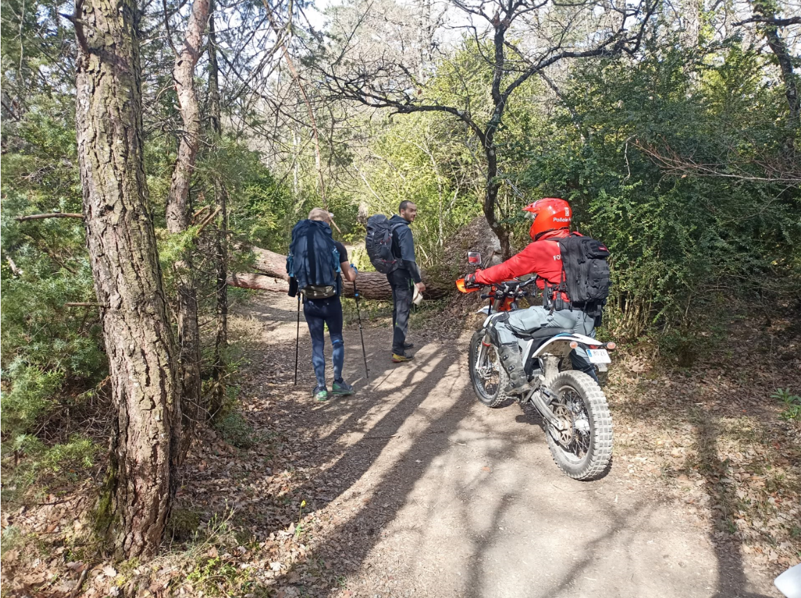 imagen La Policía Foral incrementa en 2025 su actividad en materia de protección medioambiental
