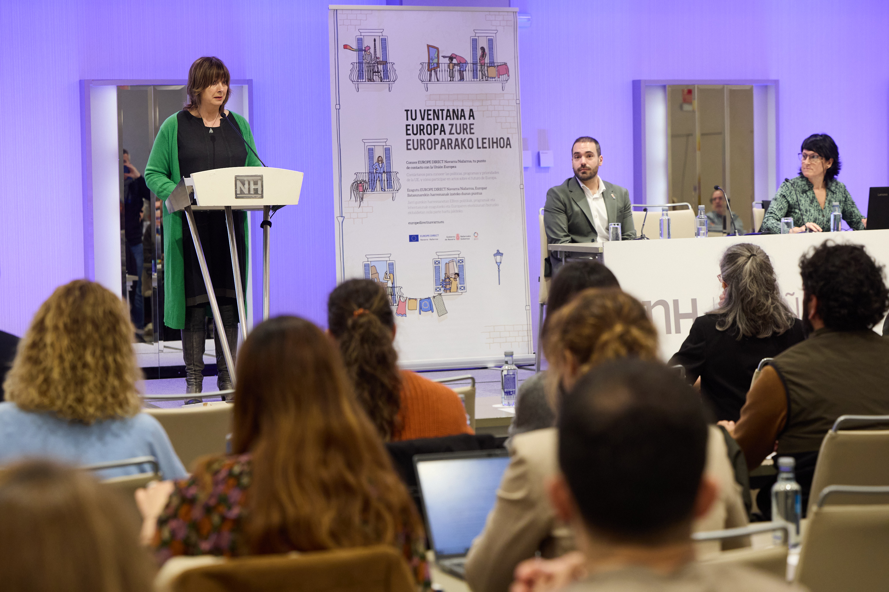 imagen La vicepresidenta Ollo participa en el IX encuentro para gestores y promotores de Proyectos Europeos