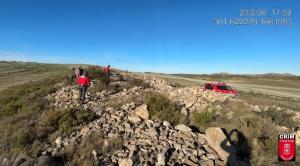 <p>Actuación con cazador GRIM Policía Foral</p>
