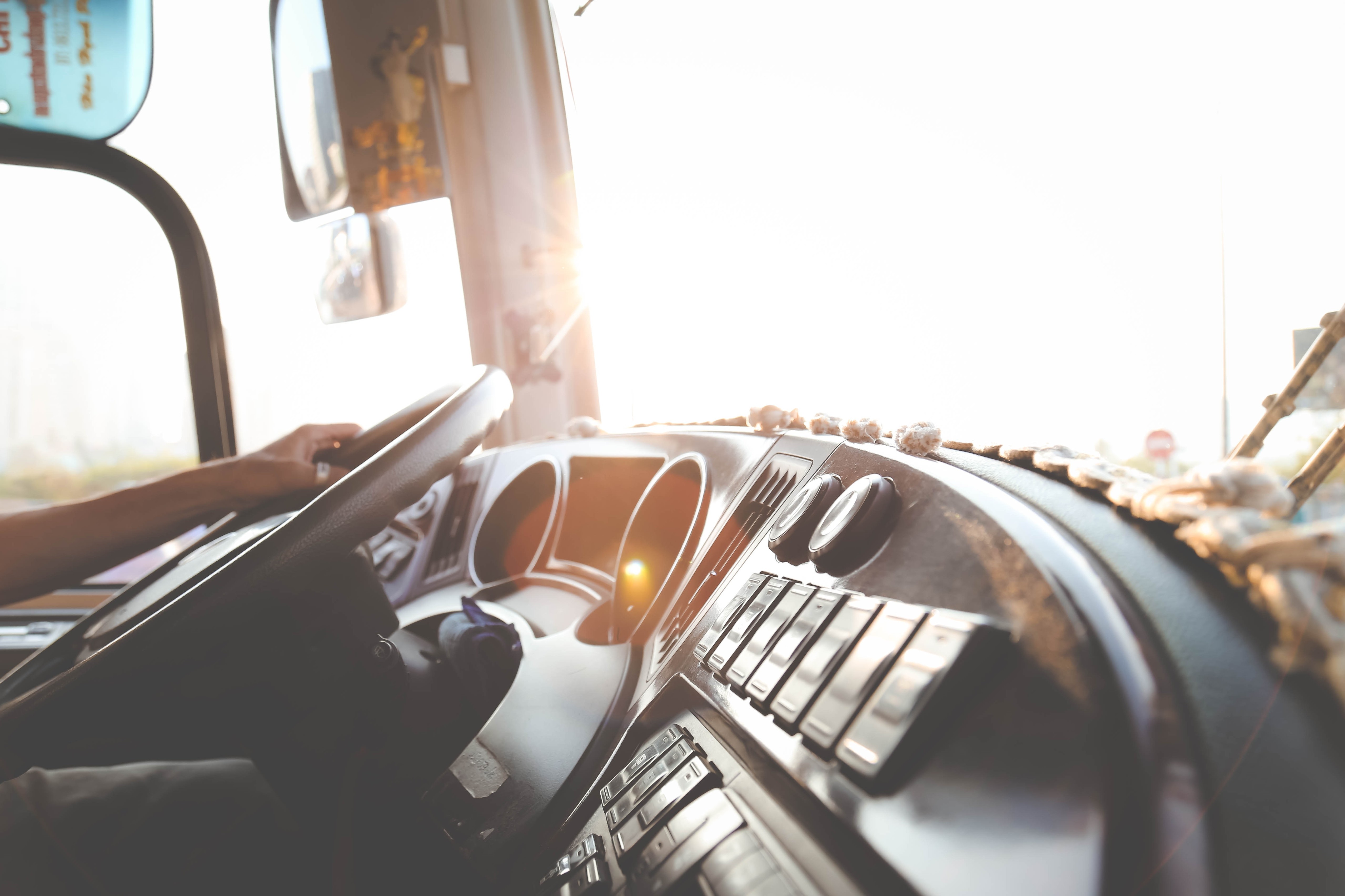 imagen Conductor al volante. 