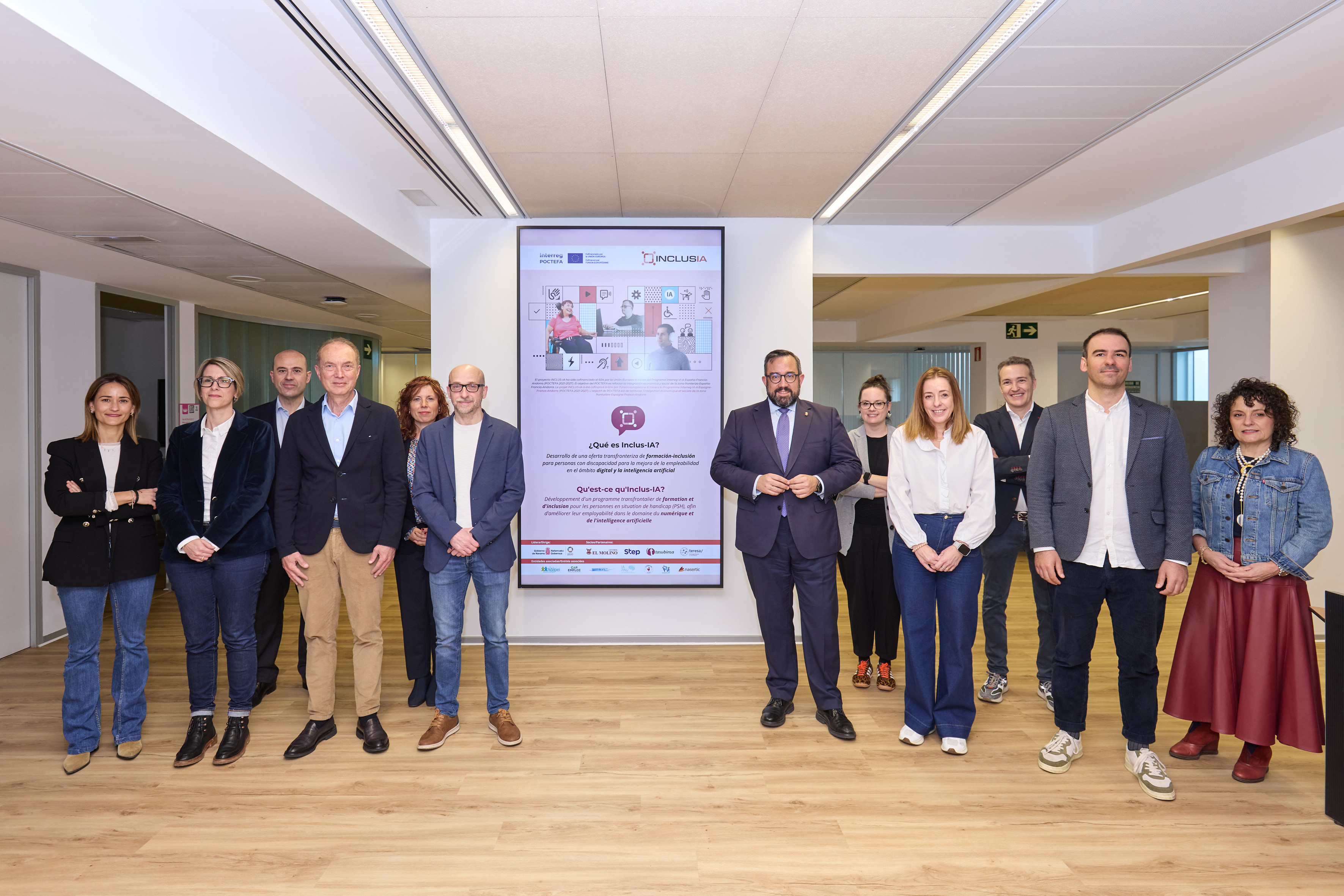 imagen Navarra y Pirineos Atlánticos se unen en INCLUS-IA para fomentar el empleo inclusivo en el ámbito digital