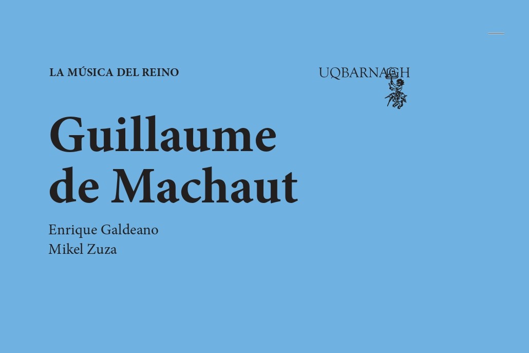 imagen Cubierta del libro de Guillaume de Machaut