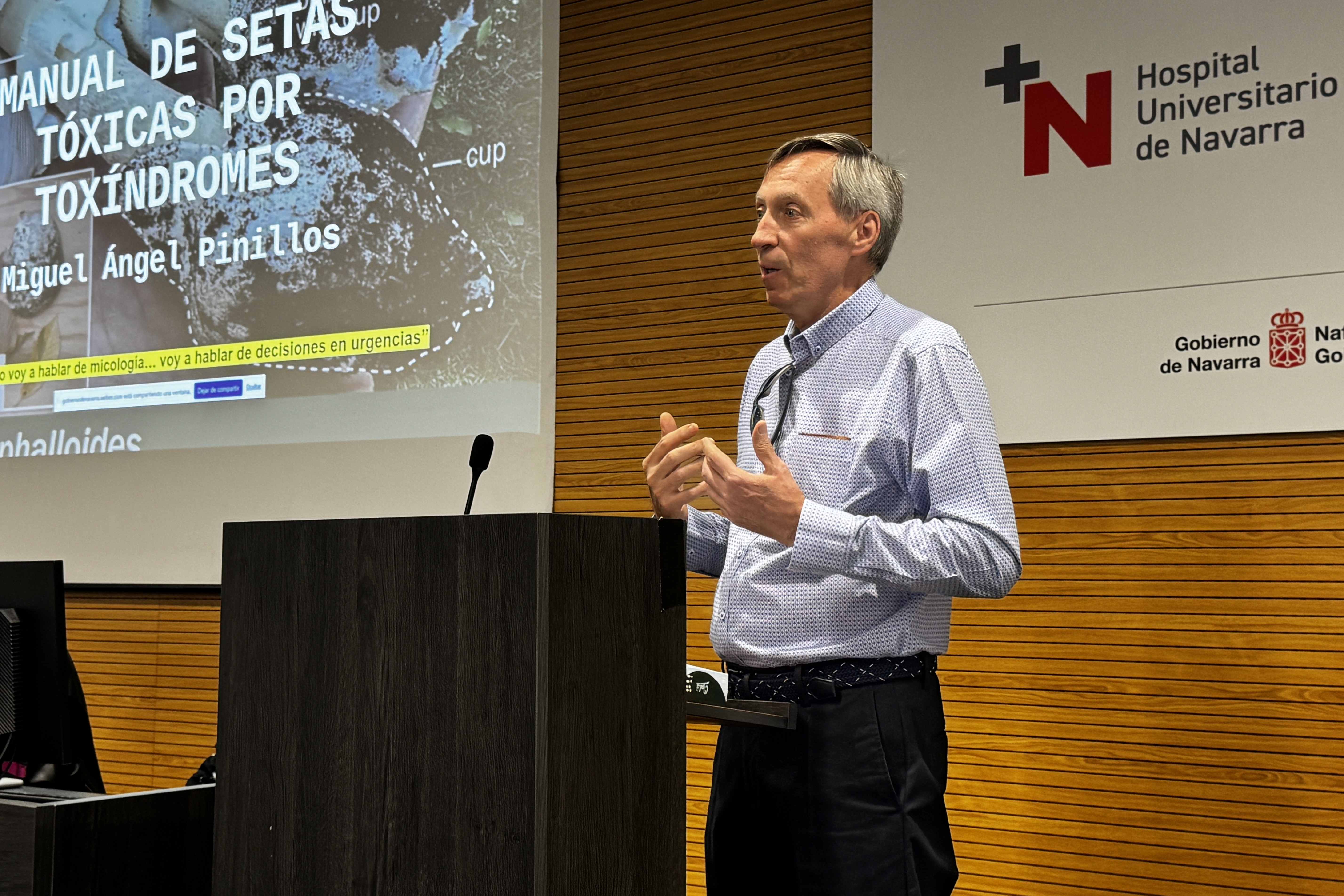 imagen Nafarroako Ospitale Unibertsitarioa (NOU) toxikologoa, Miguel Ángel Pinillos.&nbsp;