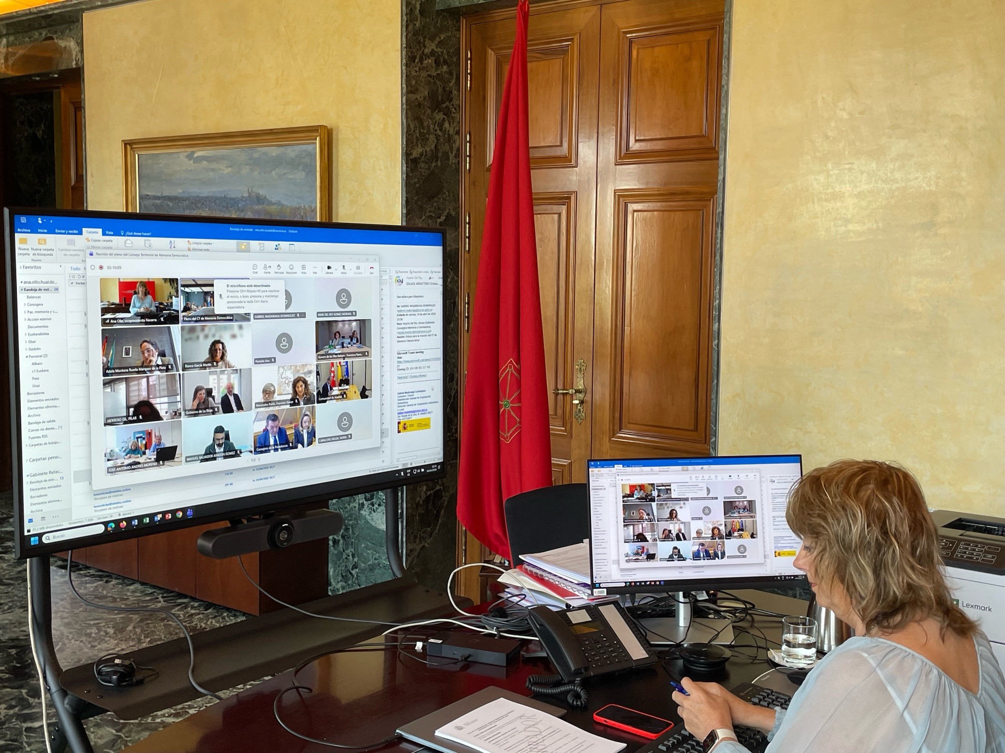 imagen Ollo lehendakariordeak Memoria Demokratikoaren Lurralde Kontseiluan parte hartu du