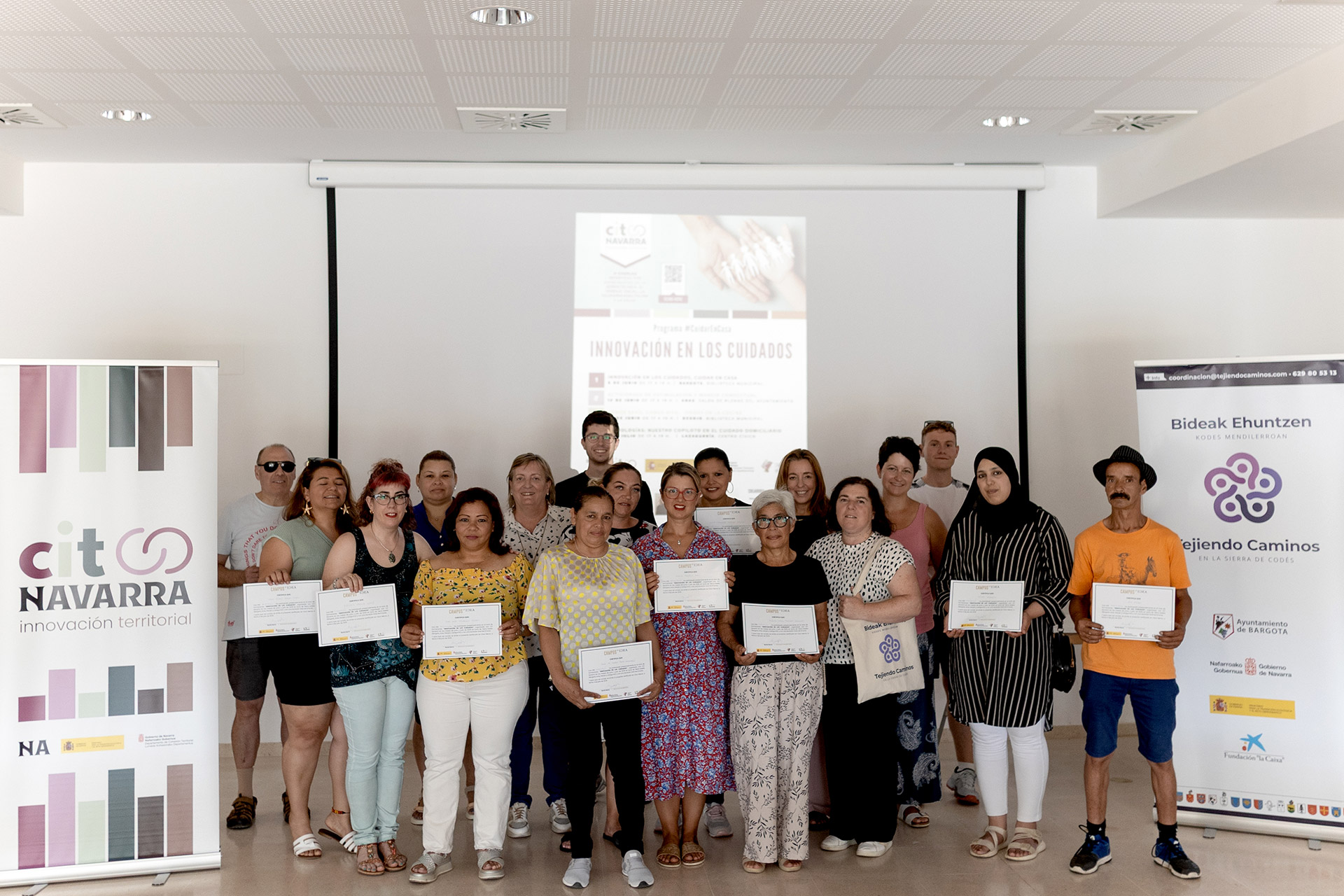 El Departamento de Cohesión Territorial ha impulsado una formación de innovación en cuidados en Sierra de Codés y un programa de mentoría de digitalización para 10 establecimientos de la comarca de Sangüesa.