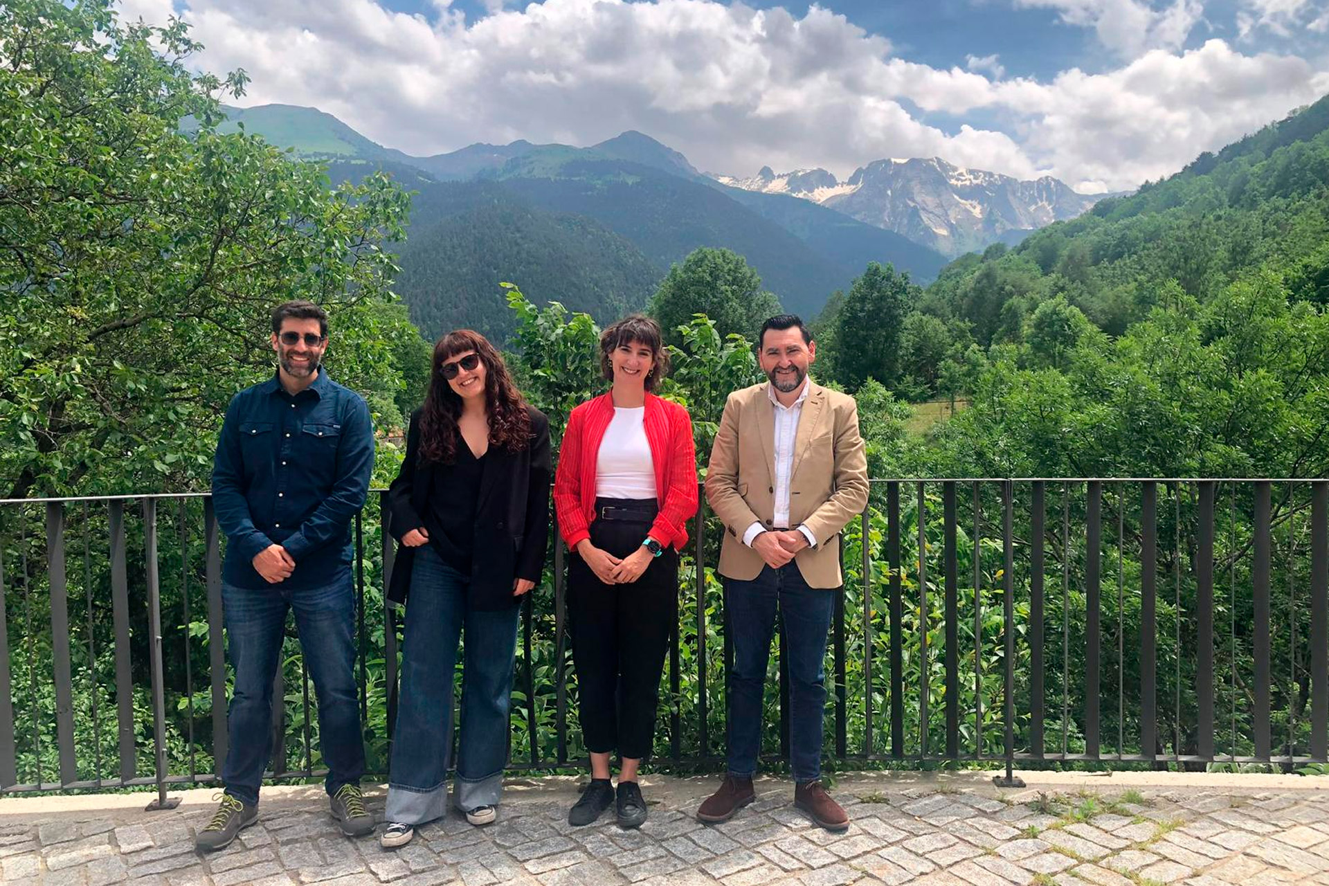 Una delegación del CIT ha visitado HÉPIC en el Val d`Aran para poner en común iniciativas que se desarrollarán en las comarcas de Sangüesa y Tierra Estella