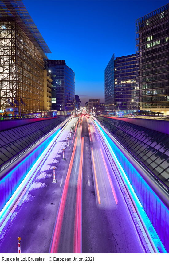 Imagen de la Rue de la Loi, Bruselas